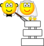 Bruidstaart emoticon